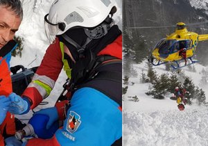 Horská služba zveřejnila mrazivé detaily pondělního zásahu v Krkonoších