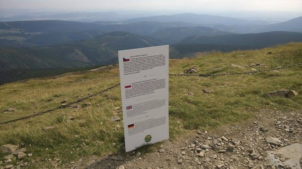 Sněžku trápí turisté. Netuší, že ničí tisícileté výtvory přírody.