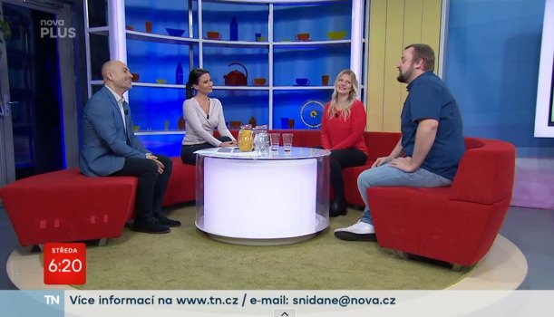 Simona a Radek ze Svatby ve Snídani s Novou.