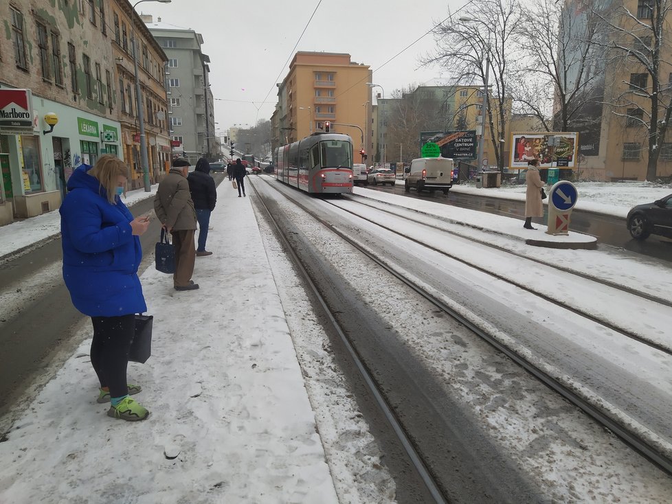 Takto vypadala situace v Brně ve čtvrtek 3. prosince 2020 dopoledne.