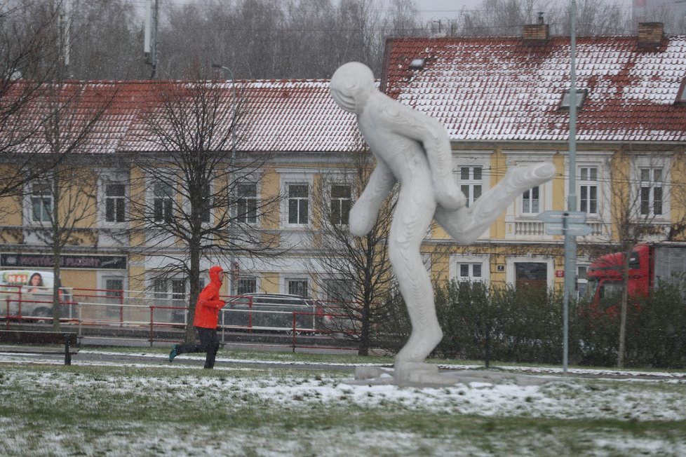 28. března se do Česka vrátil sníh.