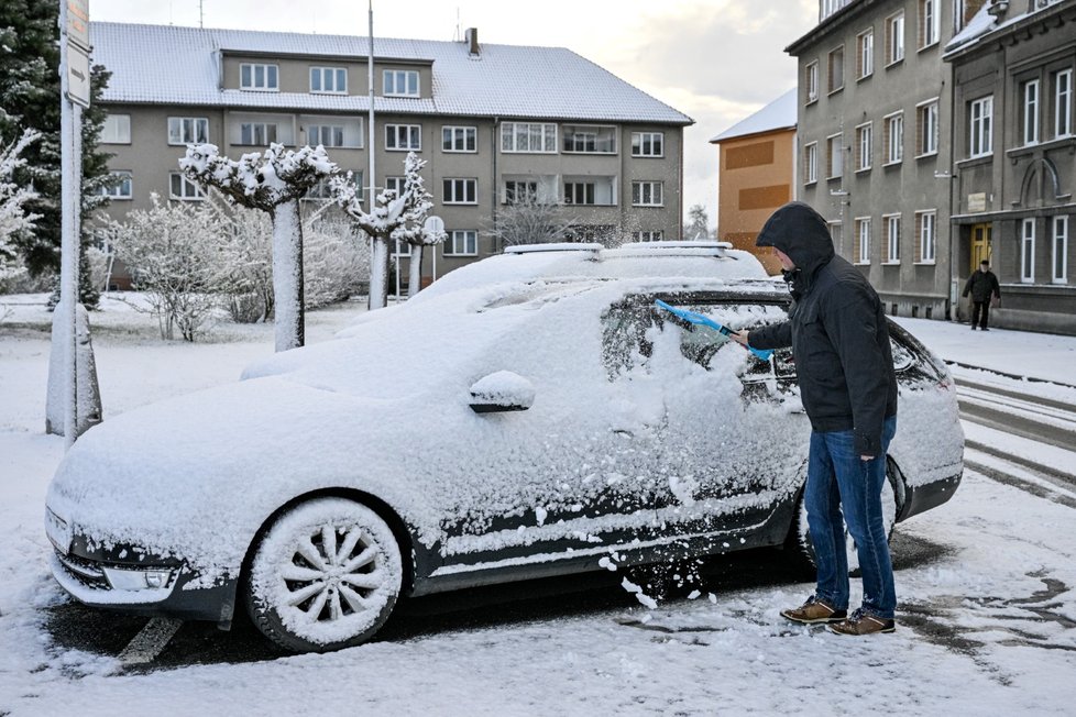 28. března se do Česka vrátil sníh.