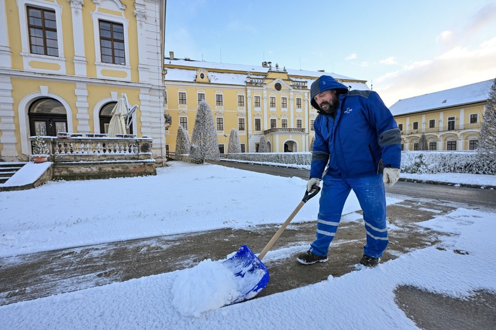 28. března se do Česka vrátil sníh.