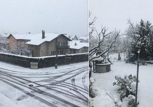 I přes oficiální příchod jara se vrátil sníh do Česka, ve kterém trvá stav nouze kvůli koronaviru (21.3.2020).