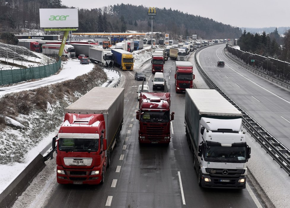 Česko zasypal sníh (8.2.2021)