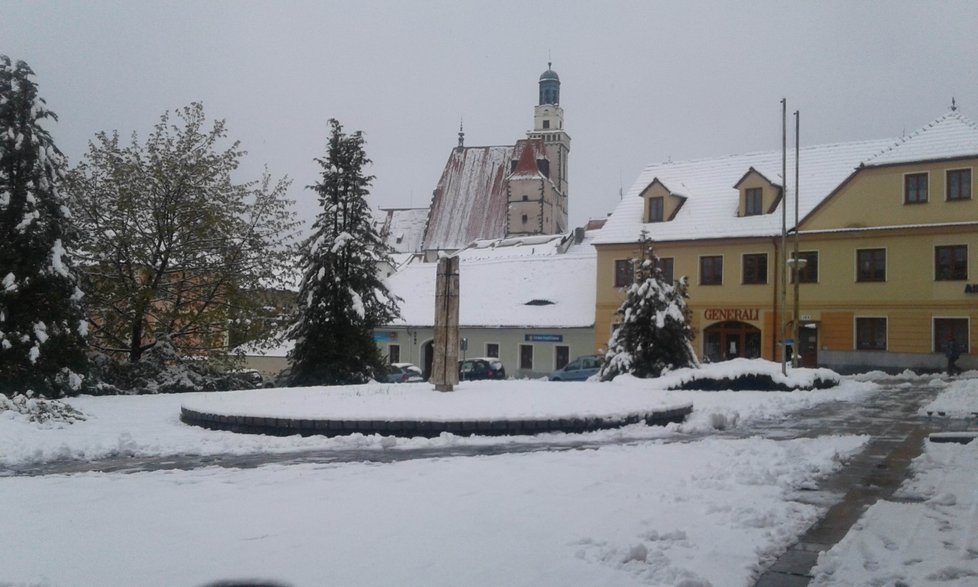 Sníh na konci dubna překvapil velké množství lidí