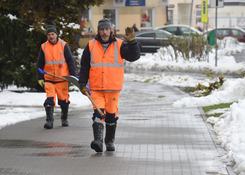 Sníh na konci dubna překvapil velké množství lidí.