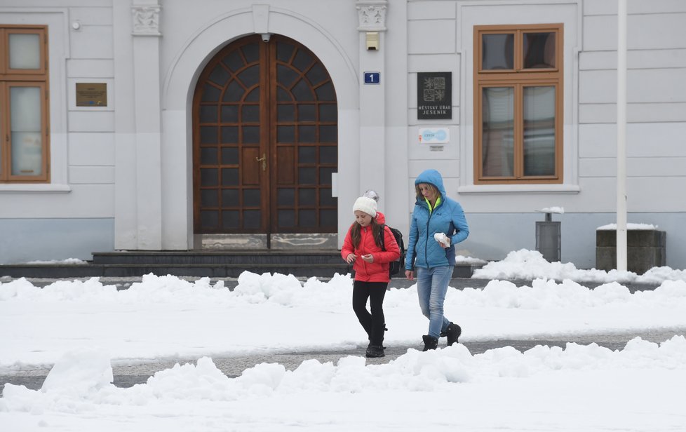 Sníh na konci dubna překvapil velké množství lidí