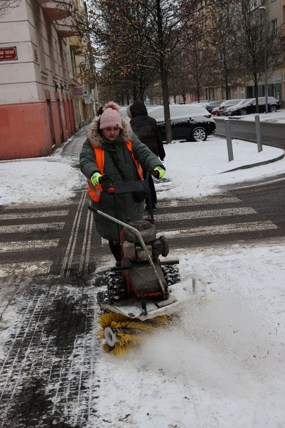 Nasněžilo i v Praze. (12. 12. 2022)