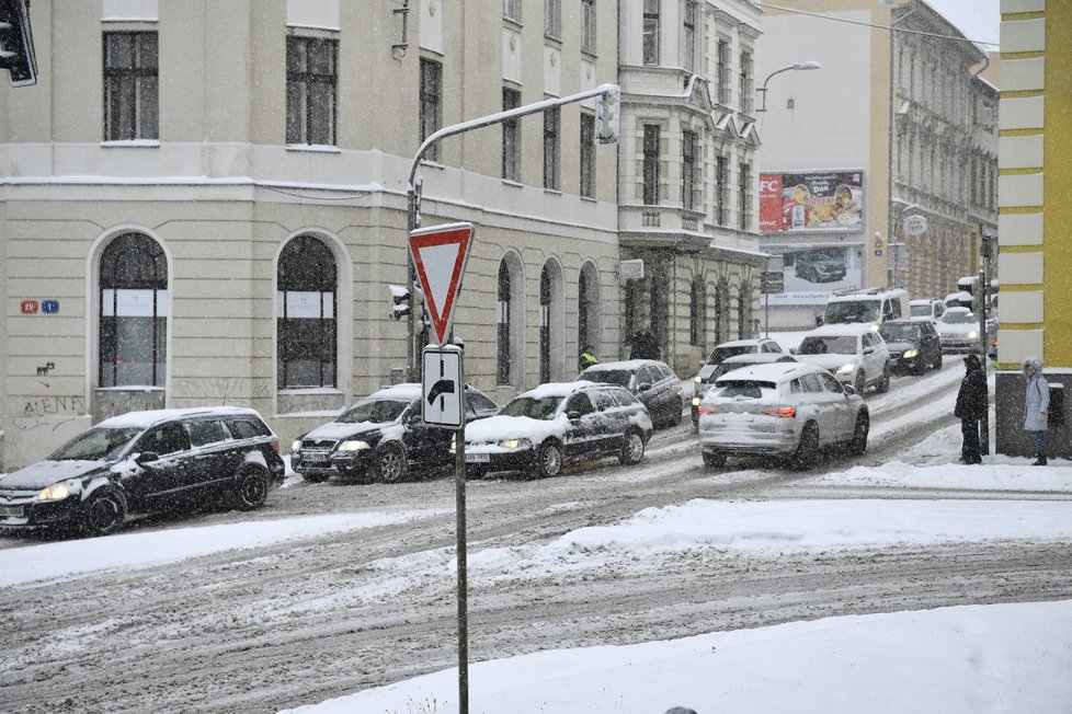 Zasněžený Liberec (12. 12. 2022)