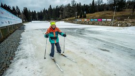 Tání sněhu na Jablonecku (5.1.2022)