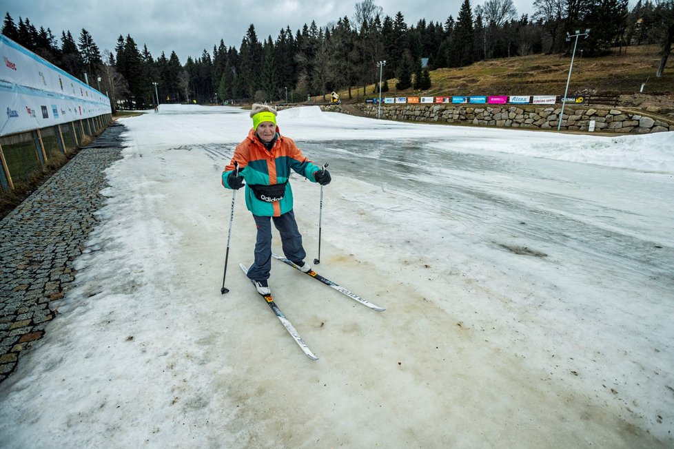 Tání sněhu na Jablonecku (5. 1. 2022)