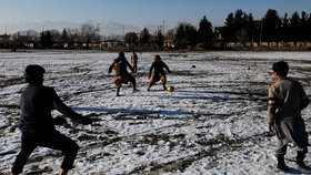 Sníh v Afghánistánu (leden 2023)