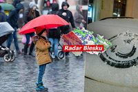 O víkendu déšť i sníh, pozor na mrznoucí mlhy. Sledujte radar Blesku