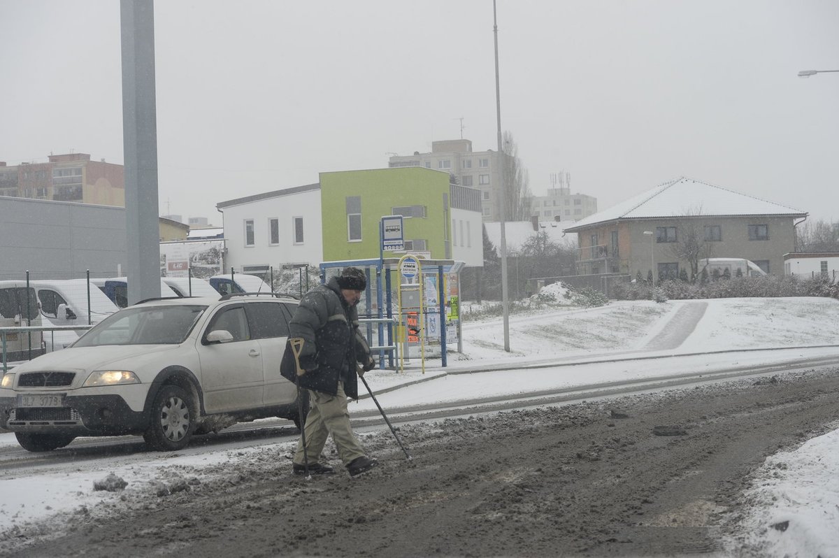 Česko pokryl sníh. 