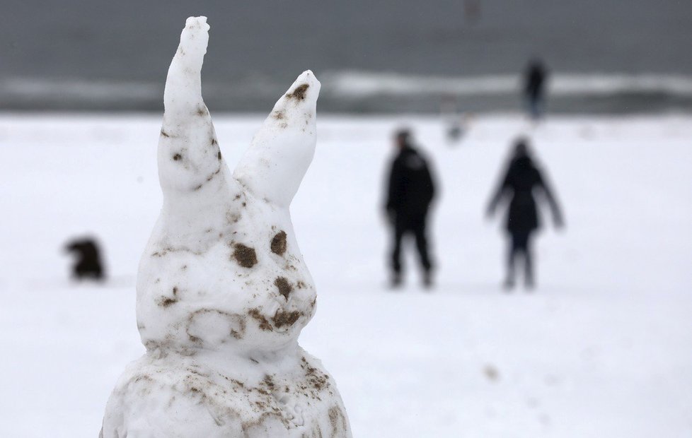 Bílé Velikonoce v Německu - Napadlo až 35 cm sněhu