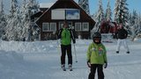 Na českých horách se o víkendu lyžovalo!