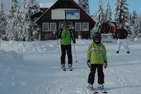 Na českých horách se o víkendu lyžovalo!