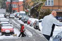 Tohle že je jaro? Na severu Čech nasněžilo. Moravu potrápil silný vítr