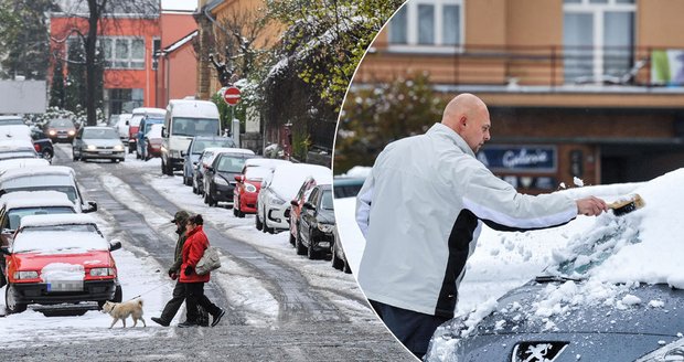 Severní Čechy zasypal sníh: Foto z Jablonce