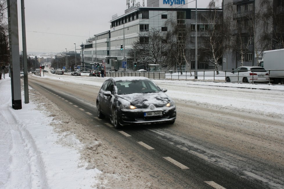 Evropská třída v Praze 8. února 2021