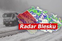 Na Česko se žene chumelenice. Napadne až 10 centimetrů mokrého sněhu, sledujte radar Blesku