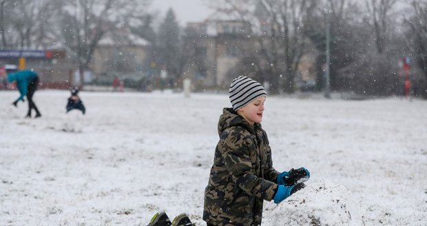 Sníh dorazil do Česka