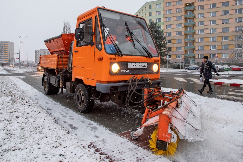 Sníh v Česku: Královéhradecký kraj (9. 12. 2021)