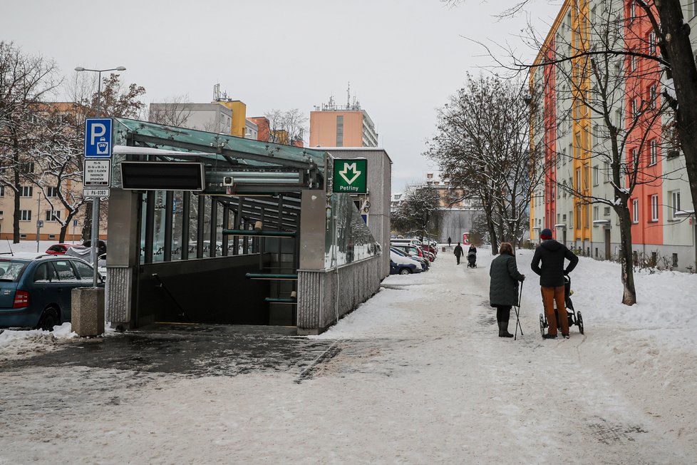 Sníh v Praze (6. 12. 2023)