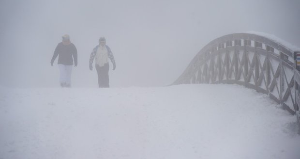 Sněhová kalamita v Česku (6.2.2022)