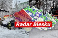 Nový sníh může komplikovat dopravu v Česku, varují meteorologové. Sledujte radar Blesku