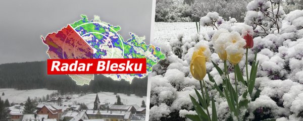 Apríl si pohrává s teplotami: Na Šumavě napadlo 15 cm sněhu, sledujte radar Blesku