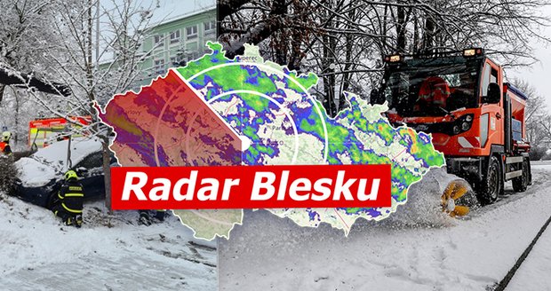 Nový sníh může komplikovat dopravu, varují meteorologové. Sledujte radar Blesku