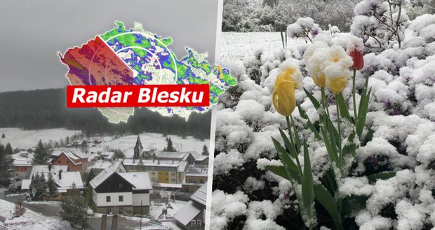 Apríl si pohrává s teplotami: Napadne 30 cm sněhu, varují meteorologové. Sledujte radar Blesku