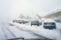 Sníh čeká řidiče na východě Čech hlavně na horách