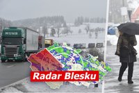 Na Česko se žene další sníh, na Moravě ve čtvrtek napadne až 25 cm. Sledujte radar Blesku