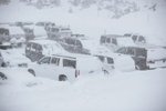 Přívaly sněhu v USA zasáhly zemi i na Díkůvzdání