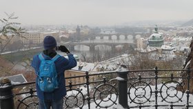 Sníh v ČR: Nasněžilo i v Praze (3.12.2022)