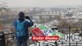 Sníh v ČR: Nasněžilo i v Praze (3.12.2022)