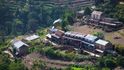 snímky himalájské vesničky Nagarkot
