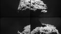 snímky komety Čurjumov-Gerasimenko 67P z 16.2.2015