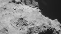 snímky komety Čurjumov-Gerasimenko, které odeslala sonda Rosetta, 16.2.2015