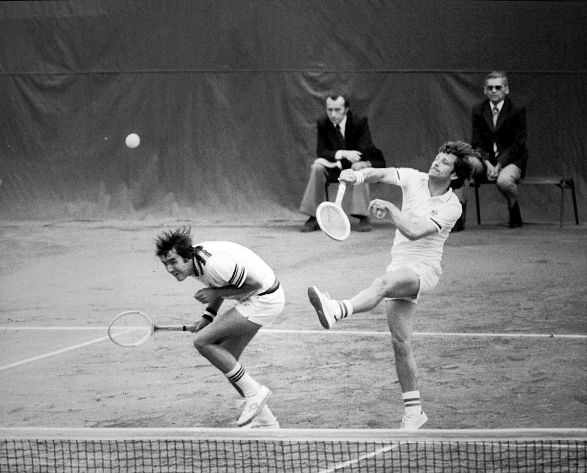 Tome, uhni! Deblová dvojice Kodeš se Šmídem patřila léta k oporám daviscupového týmu. V roce 1980 vyhráli Davis Cup!