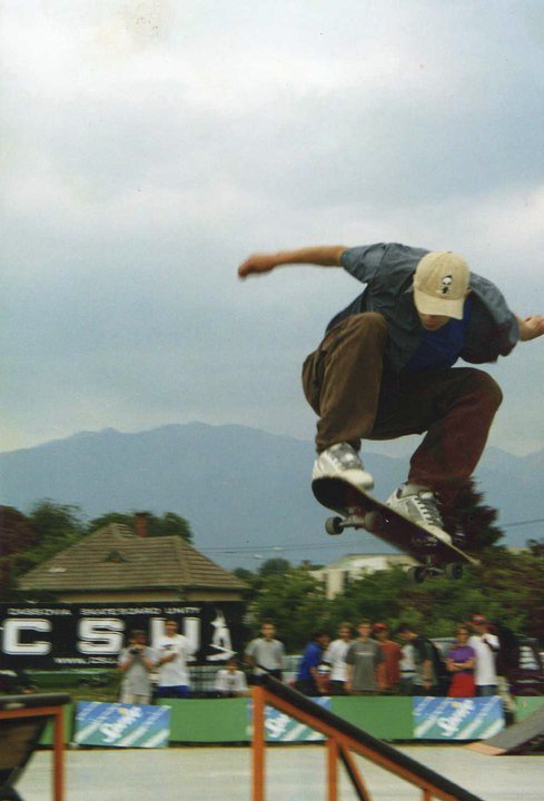 Paulovič byl vynikající skateboardista.