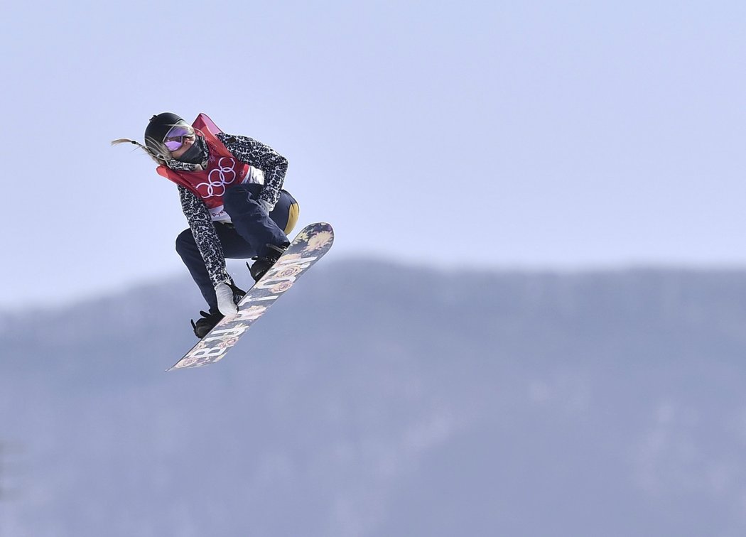 Vojáčková v akci na olympiádě.