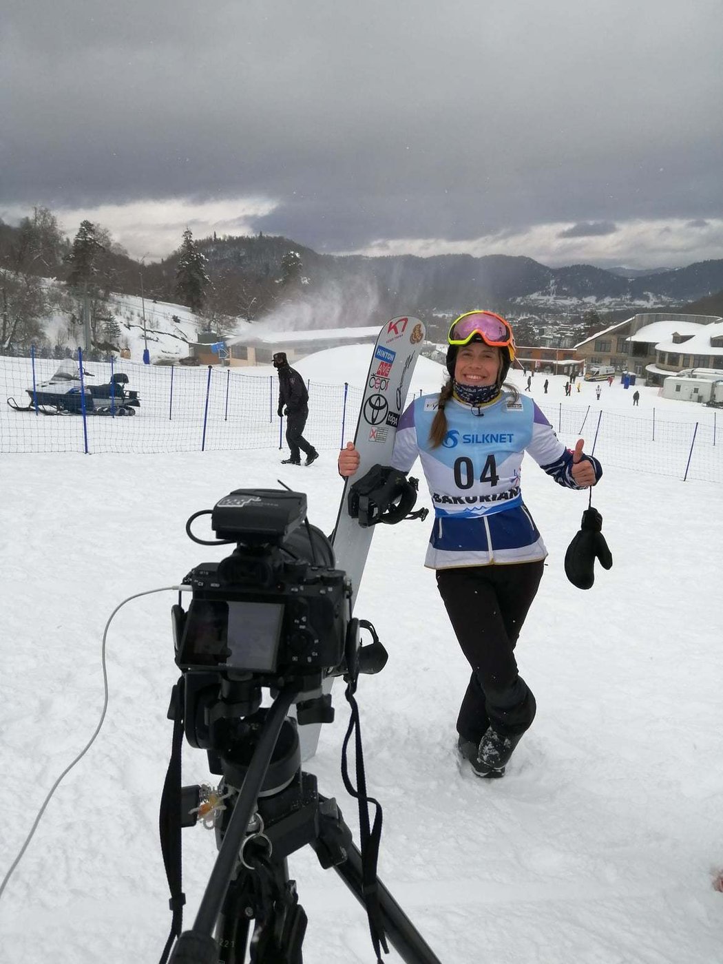 Česká snowboardistka Eva Samková