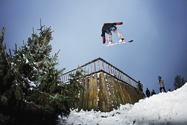 Darek Bergmann a jeho grind backside 360 out