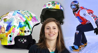 Samková odhalila helmu pro olympijské hry: Pomůže jí speciální design ke zlatu?