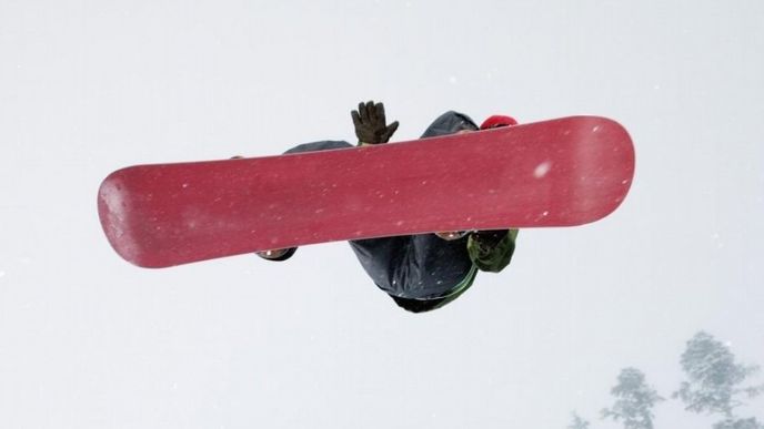 snowboardista, ilustrační foto