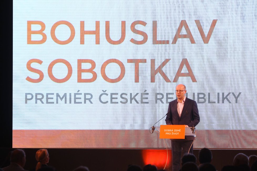 Bohuslav Sobotka na programové konferenci ČSSD